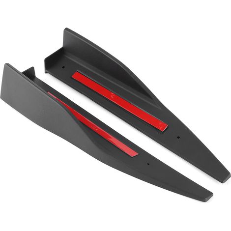 Bas de caisse noirs, diffuseurs et ailettes compatibles avec Ford Mustang Roush 2015+ (1/5)