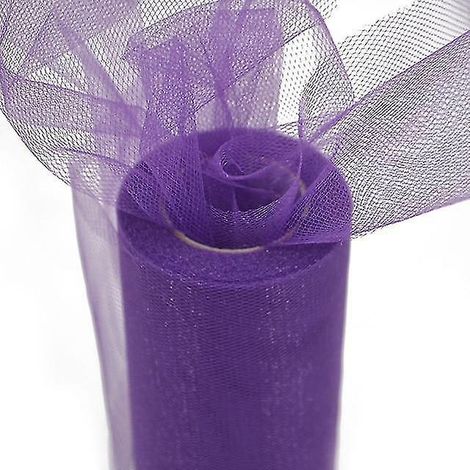 Rouleau de tulle en tissu, bobine de tissu, tutu, fête, baby shower, anniversaire, châle, mariage - COULEUR 27 (1/4)