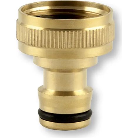 Hahnanschluss mit Stecker aus Messing, Stecksystem, ¾“ Innengewinde