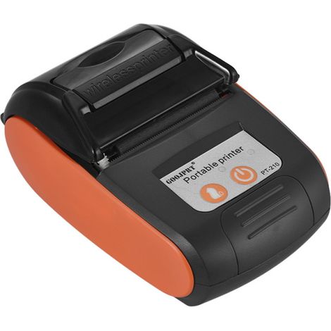 Impresora térmica portátil GOOJPRT PT-210, impresora de recibos de 58 mm para comercio minorista, hostelería, fábricas y logística. (1/5)