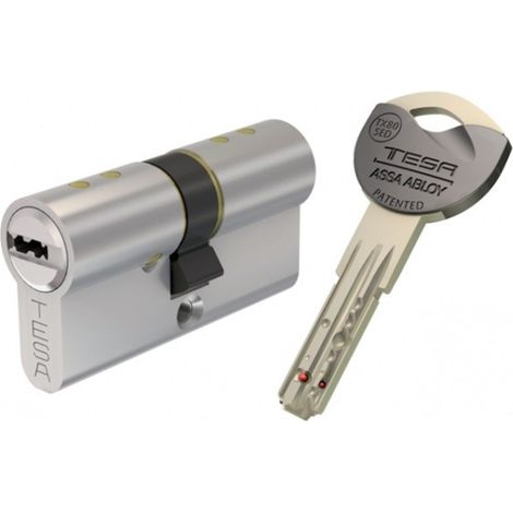 Zylinder TESA TX80 - 30x30mm - 5 Schlüssel - TX853030N