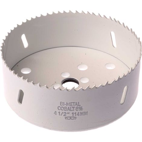 Scie cloche RS PRO Acier au cobalt 114mm, profondeur de coupe 32mm ( Prix pour 1 ) (1/3)