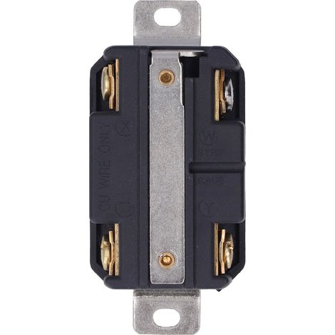 4-Loch-Steckdose, stoßfest, Industriestecker, US-Standard, 30 A, 120/208 V (1/5)