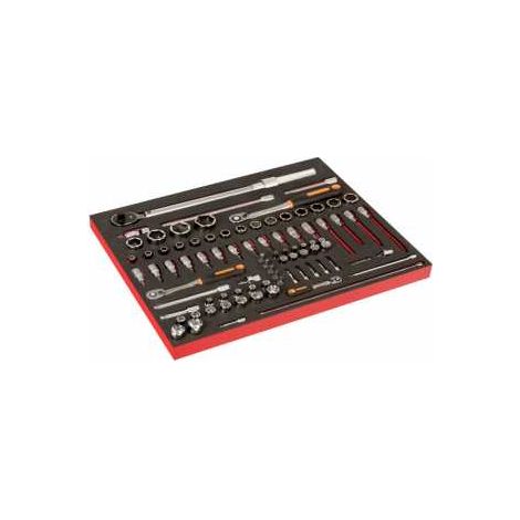 Schlüssel bahco fit&go 3/3 85 Teile Schaumstoff 58x45 cm (1/3)