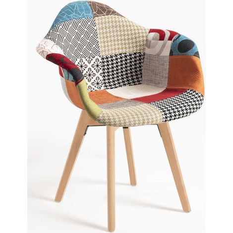 Sillas Comedor - Silla Belu Patchwork - Patchwork colores (1/5)