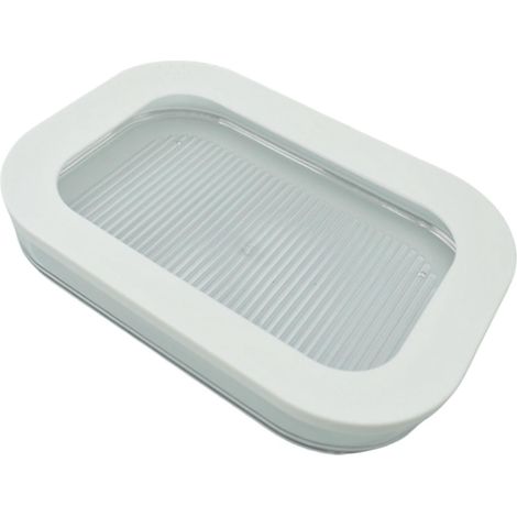Contenant Alimentaire Réfrigérateur - Boîte de Stockage avec Couvercle - Empilable pour Charcuterie et Viandes - PP - 1 Pièce (1/5)