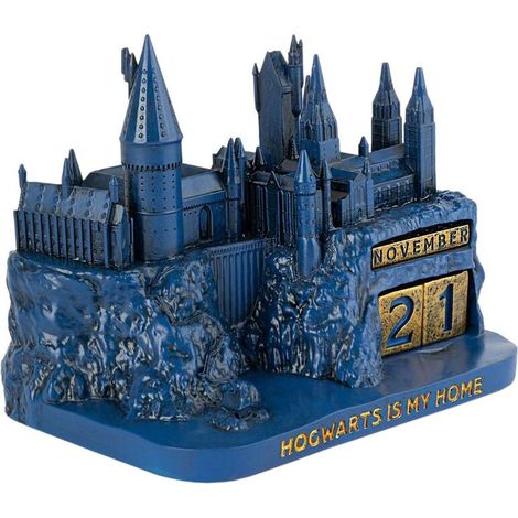 Calendario perpetuo 3d di hogwarts per i fan di harry potter