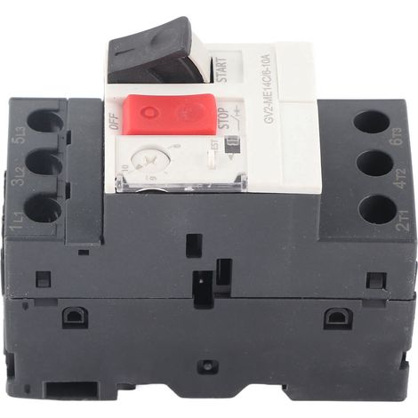 Disjoncteur de protection contre les surcharges et les courts-circuits pour moteur, montage sur rail de guidage 35 mm, interrupteur de protection moteur AC690V GV2 ME14C 6 10A (1/5)