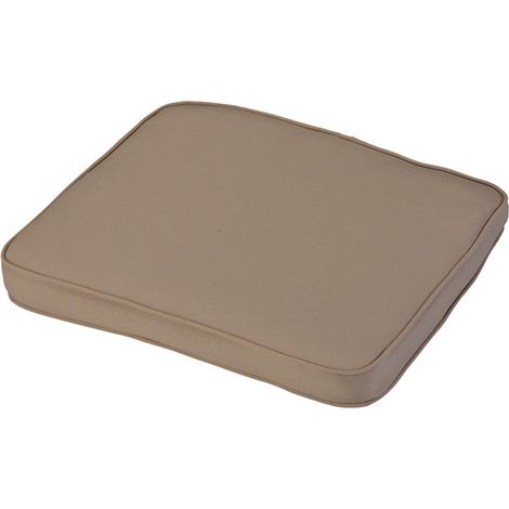 Stone Standard Carver Outdoor Garden Furniture Cushion - L45 x W40 x H4 cm