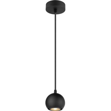 Suspension LIGHT EYE® 90 intérieur GU10 L150 cm 6W noir mat - SLV - 1008172 (1/4)