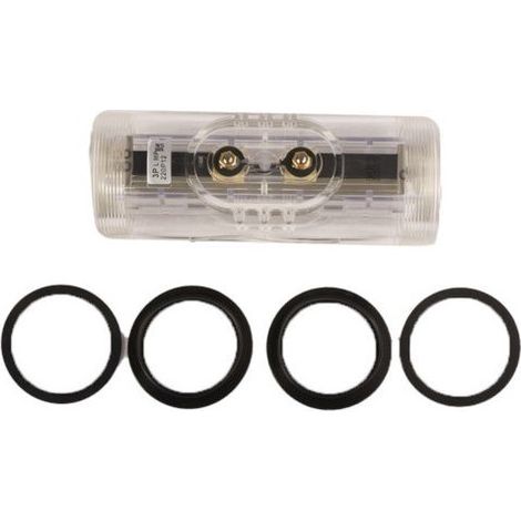 Cellule électrolyseur transparente MINISALT 50 – Production de chlore par électrolyse – Corps transparent haute résistance – Compatible HYDRASALT 70 et POOLSQUAD 55 – Pool Technologie