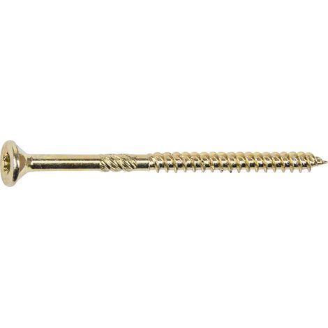 Schmidd Schrauben Holzbauschrauben 4.0 x 60 mm TX 20 Senkkopf - 200 Stück Spanplattenschrauben & Holzbauschrauben