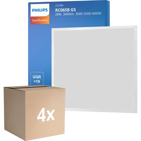 Lot 4x Philips Panneau LED Ledinaire RC065B 28W 3400lm -