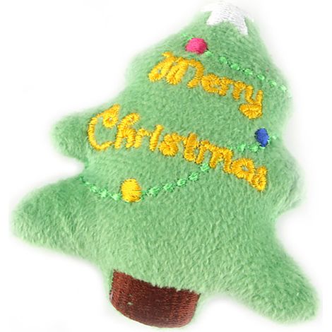 Weiches Plüschtier mit Weihnachtsmotiven, liebenswert bissfest und fein verarbeitet, für Haustiere, Typ 1 (1/5)
