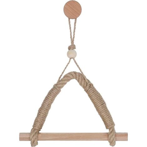 Porte-papier toilette vintage en corde de chanvre pour salle de bain