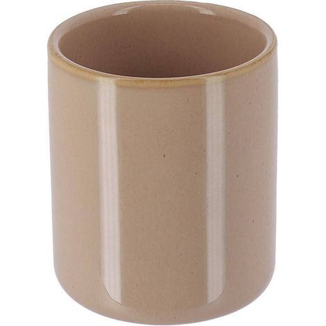 Becher aus steinzeug, lackiert - beige - Tendance