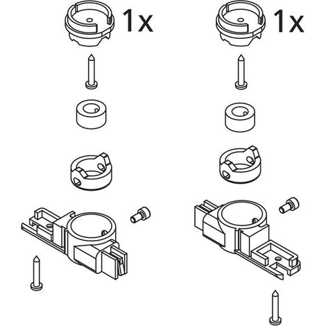 Kermi 2534231 EBIN016 Set Lager unten