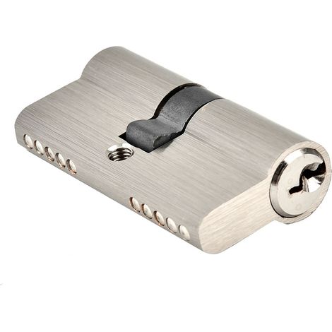 Cylindre de serrure à double ouverture en cuivre, antivol pour porte en bois (L=60mm (30/30)) (1/5)