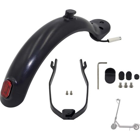 Garde-boue arrière pour scooter M365, bavette, plaque étanche, fixation 3 trous, accessoires pour feu arrière - Garde-boue M365