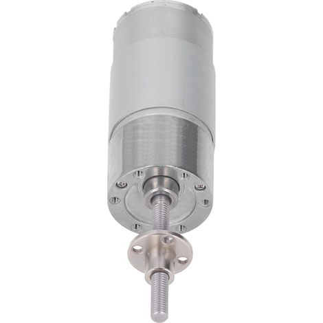 12V DC 35RPM Schneckengetriebemotor, selbsthemmend, mit Flansch und M6 Gewindewelle, Drehzahlreduzierer, für industrielle Anwendungen. (1/5)