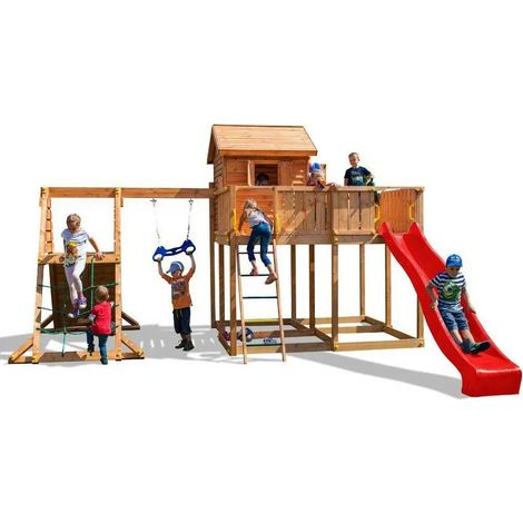 Fungoo MySPACEXL Spider parco giochi da giardino in legno