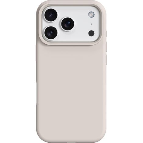 Coque MagSafe en silicone liquide beige compatible avec l'iPhone 17 Pro Max (1/5)