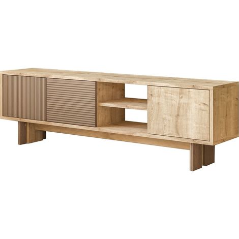 TV-Möbel aus Holz "Ravello" - 150 x 30 x 45 cm - Beige
