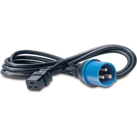 Cable de alimentación APC 2,5 m negro IEC 309 a IEC 320 C19