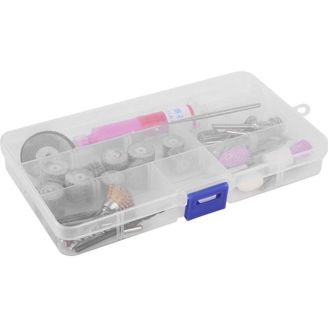 Ortviai Kit de meulage, gravure et polissage 48 pièces pour métal, bois et pierre – accessoires rotatifs polyvalents (1/5)