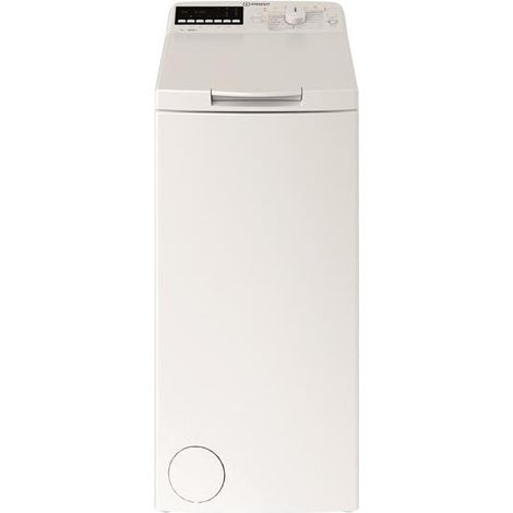 Indesit – Lave-linge top 7kg classe B – Vitesse d'essorage 1200 trs/min – Niveau sonore 78 dB – Départ différé (1/5)
