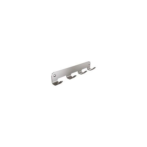Appendiabiti TECHNIC a 4 ganci, acciaio inox lucido (1/3)