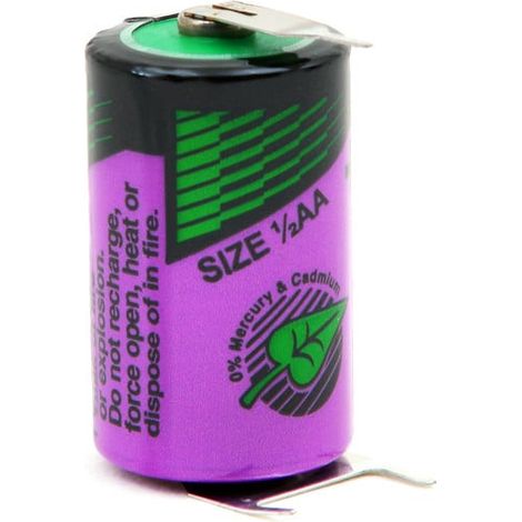 Tadiran - Pile lithium SL-750/PT 1/2AA 3.6V 1.1Ah 3PFR (1/2)