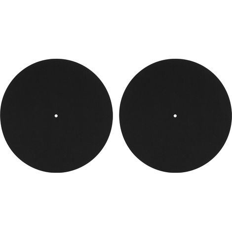 2 pièces Tapis de Protection Anti-dérapant pour Platine Vinyle 12 Pouces, Accessoire de Remplacement pour Disques Domicile
