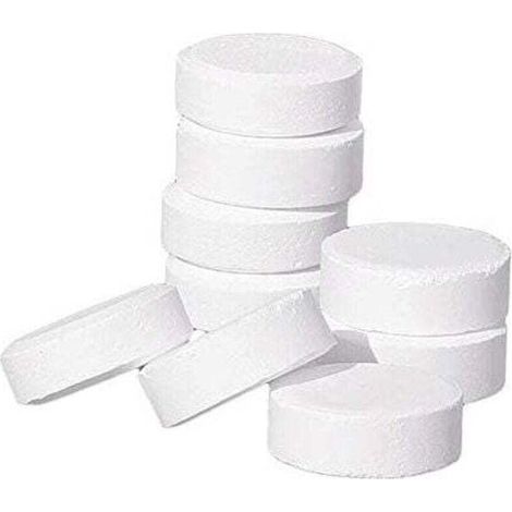 Packung mit 50 Chlortabletten für Schwimmbäder, Schwimmbadzubehör