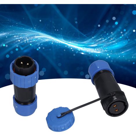 IP68 wasserdichter Luftfahrtstecker und -buchse LP20, lötfrei, mehradrig, lötfreier Stecker und Buchse, 250 V, Φ6-12 mm², 2 Leiter. (1/5)