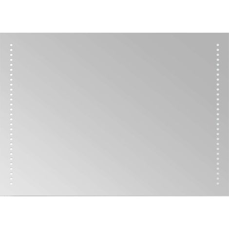 Espejo de baño LED Transparente 70 x 50 cm vidrio templado vidaXL (1/5)