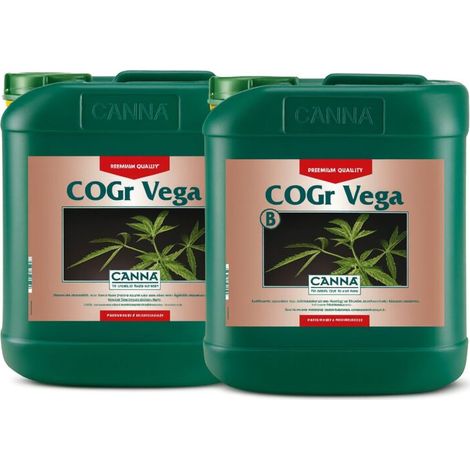 Canna COGr Vega A B 5 Liter Wachstumsdünger COGr Kokossubstrat Pflanzendünger (1/5)