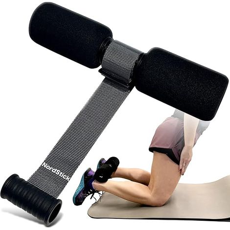Courroie De Curl Nordique - Sangle Réglable Pour Exercices Hamstrings - Pour Maison Bureau Voyage - Fixation Sous Porte 3,8 Cm - 1 Pièce (1/5)