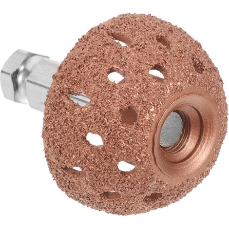Roue de Polissage à Gros Grain pour Travaux de Réparation de Pneus Facile à Utiliser en Alliage D'acier Tungstène avec Tige de 8cm pour Réparation de Pneus de Voiture (1/5)