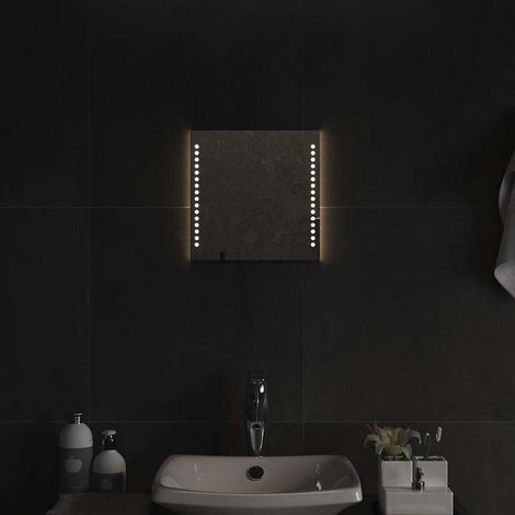 vidaXL Miroir de salle de bain à LED 30x30 cm (1/5)