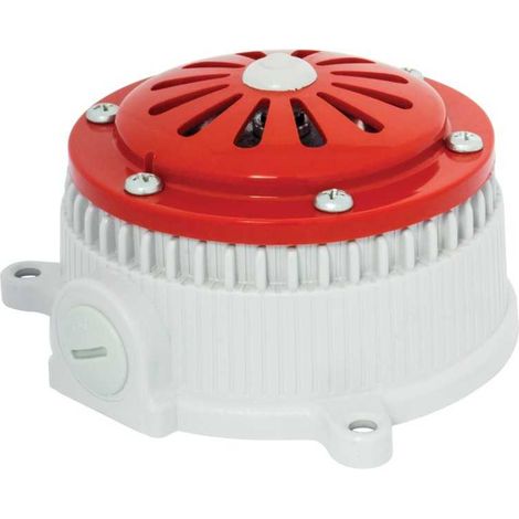 Sirena Avvisatore Acustico Elettromeccanico 48V Microsai C, Grado di Protezione IP65 Materiale base ABS
