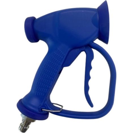 Pistolet bleu centrale de désinfection ergonomique