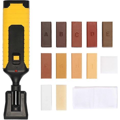 Kit de réparation de meubles de sol manuel à faire soi-même. outil professionnel de fonte de cire. facile à utiliser (1/5)