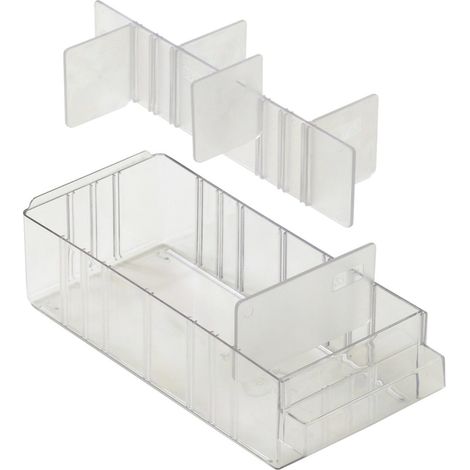 Raaco Trennplättchen-Set transparent, passend für Schubladentyp: 150-01