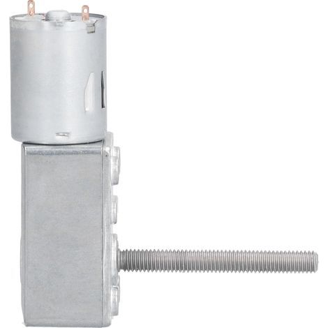 Selbsthemmender Schneckengetriebemotor mit M6-Gewinde, 50 mm Wellenlänge, JGY-370DC12V, 40 U/min (1/5)