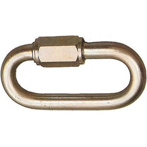 MAGLIE GIUNZ. ACCIAIO ZINCATO MM. 6. Prezzo per 1 pezzo.