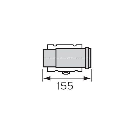 SEPARATORE PP X SMONTAGGIO ø60/100 303915