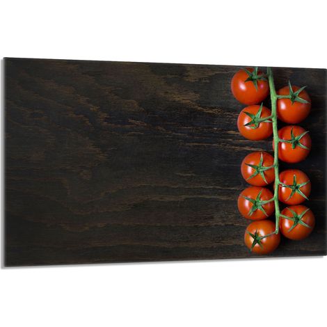 Glasschutzplatte für den Herd 80x52 Tomate (1/5)