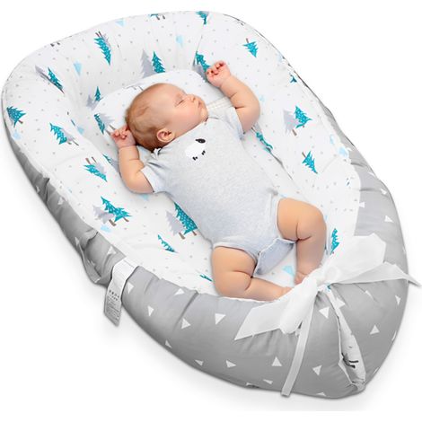 1 lit bébé en coton, portable et démontable, adapté aux nouveau-nés, environnement naturel, usage intérieur (1/5)