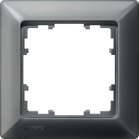 Siemens Rahmen 1fach DELTA line, carbonmetallic 5TG2551-6 (1/2)